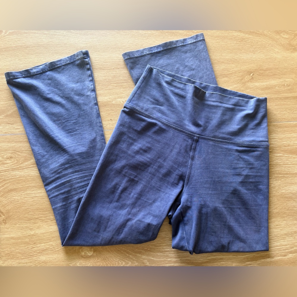 OFFLINE by Aerie OG High Rise Crop Flare Leggings Navy - Size S